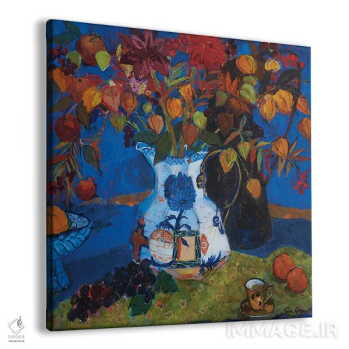 تابلو 2021,چراغهای چینی در کوزهٔ جدید، ۲۰۲۱ اثر آن اورام - نمای پرسپکتیو محصول