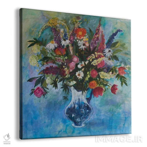 تابلو 2021,گلهای باغ تابستانی، ۲۰۲۱ اثر آن اورام - نمای پرسپکتیو محصول
