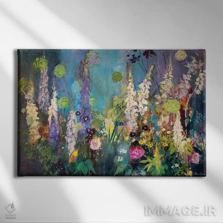 تابلو Chelsea, 2019,باغ رو به تاریکی، چلسی، ۲۰۱۹ اثر آن اورام - نمای روبهرو روی دیوار