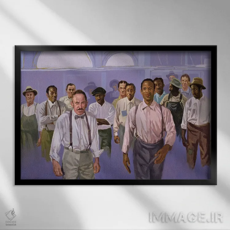 تابلو 2003,علیه همه شانسها، ۲۰۰۳ اثر کالین بوتمن - نمای قابدار مشکی