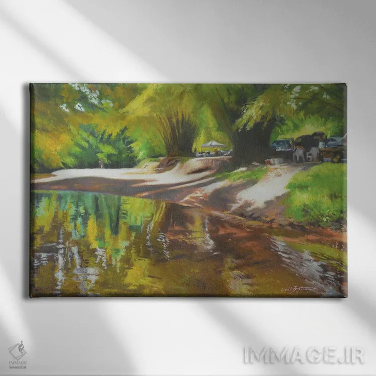 تابلو 2017,مهربانی خاله ژانت، ۲۰۱۷ اثر کالین بوتمن - نمای روبهرو روی دیوار