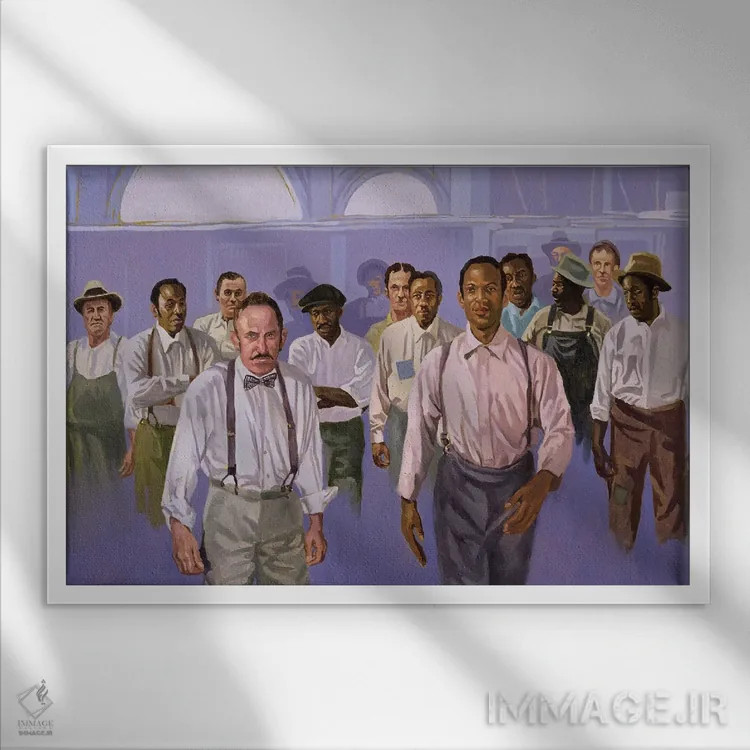 تابلو 2003,علیه همه شانسها، ۲۰۰۳ اثر کالین بوتمن - نمای قابدار سفید