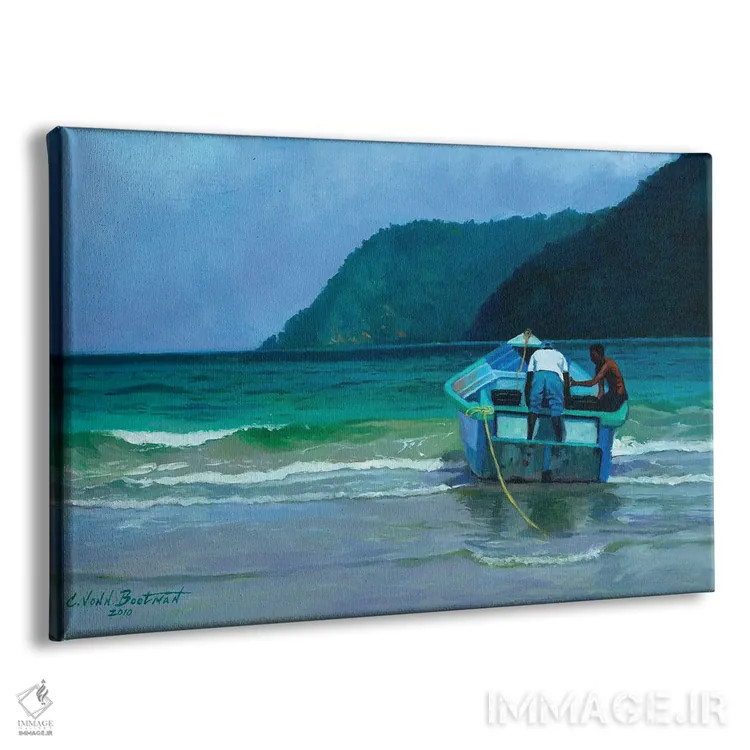 تابلو پیش از شکار (یا صید) اثر کالین بوتمن - نمای پرسپکتیو محصول