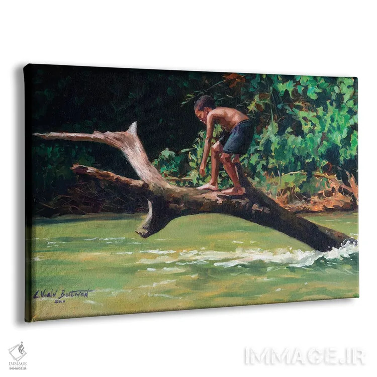 تابلو پرش اثر کالین بوتمن - نمای پرسپکتیو محصول