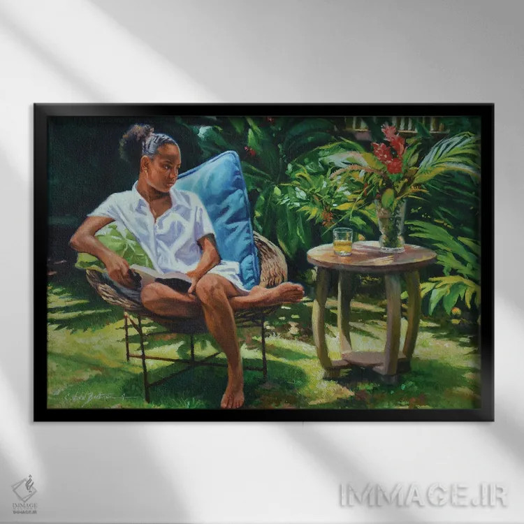 تابلو ایست کامل! ۲۰۱۶ اثر کالین بوتمن - نمای قابدار مشکی