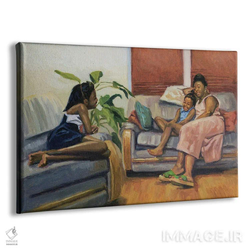 تابلو لاونج اتاق نشیمن، ۲۰۰۰ اثر کالین بوتمن - نمای پرسپکتیو محصول