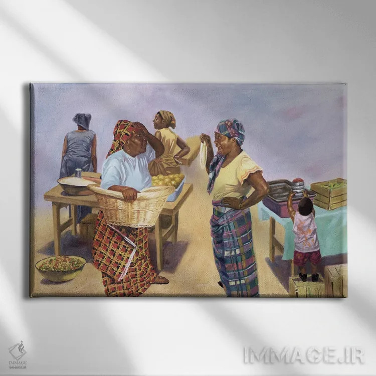 تابلو حقهٔ دستی، ۱۹۹۷ اثر کالین بوتمن - نمای روبهرو روی دیوار