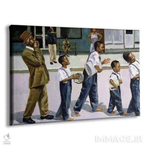 تابلو گروه موسیقی رژه، ۲۰۰۰ اثر کالین بوتمن - نمای پرسپکتیو محصول