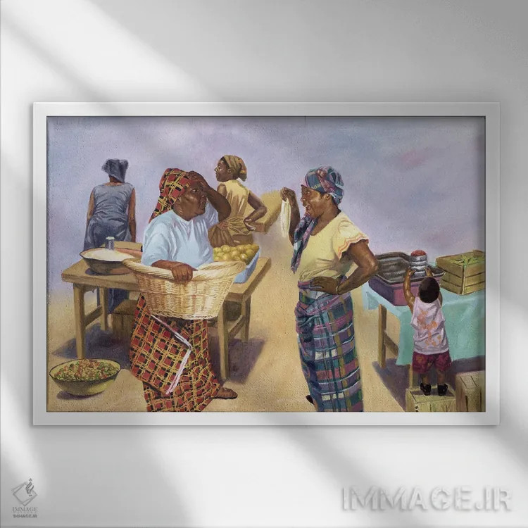 تابلو حقهٔ دستی، ۱۹۹۷ اثر کالین بوتمن - نمای قابدار سفید