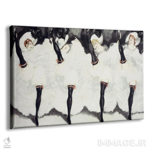 تابلو رقص کان کان، ۱۹۳۵ اثر لوئیس ایکارت - نمای پرسپکتیو محصول