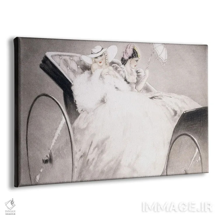 تابلو شانزلیزه اثر لوئیس ایکارت - نمای پرسپکتیو محصول