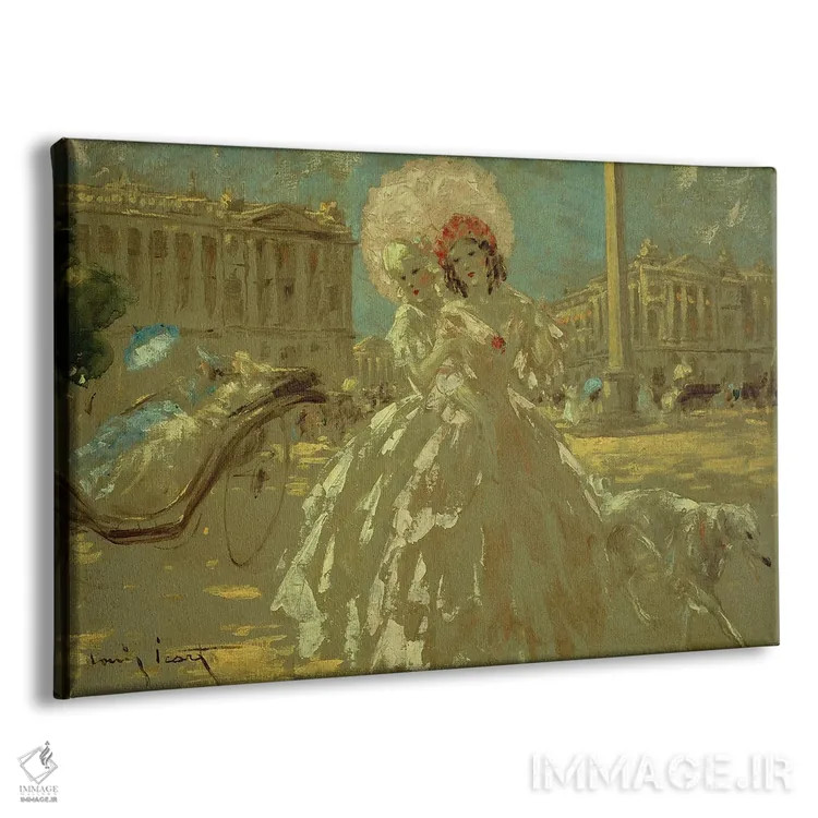 تابلو میدان کنکورد اثر لوئیس ایکارت - نمای پرسپکتیو محصول