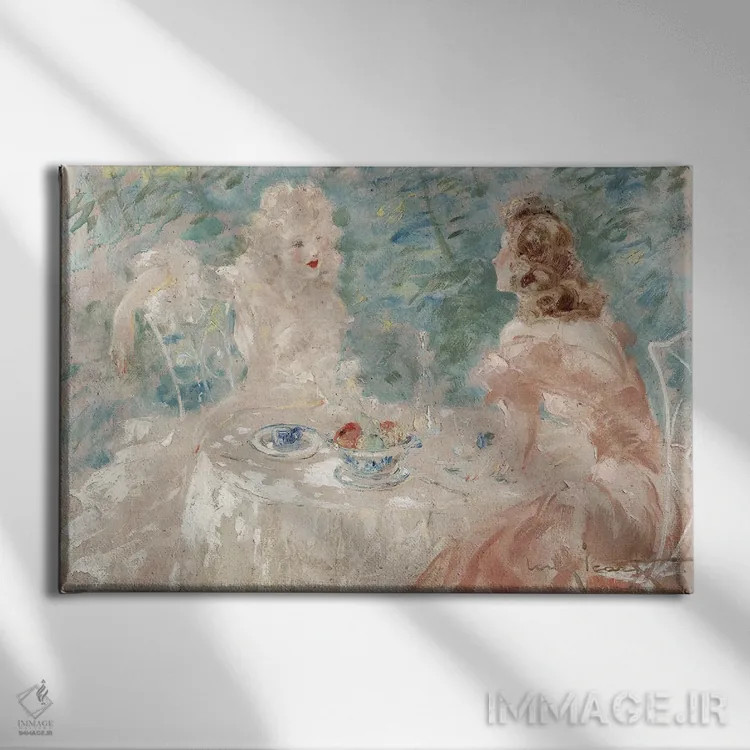 تابلو ناهار خصوصی اثر لوئیس ایکارت - نمای روبهرو روی دیوار