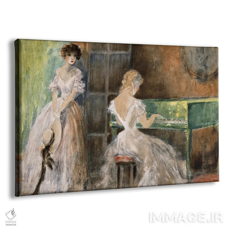 تابلو موسیقی تابستانی اثر لوئیس ایکارت - نمای پرسپکتیو محصول