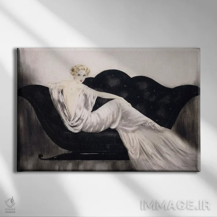 تابلو مبل، حدود ۱۹۳۷ اثر لوئیس ایکارت - نمای روبهرو روی دیوار