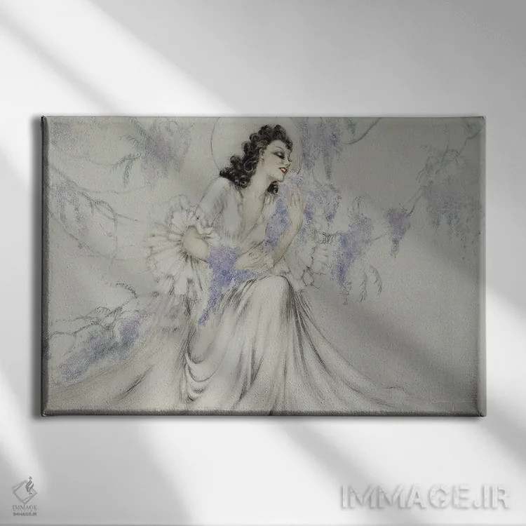 تابلو ویستریا، ۱۹۴۰ اثر لوئیس ایکارت - نمای روبهرو روی دیوار