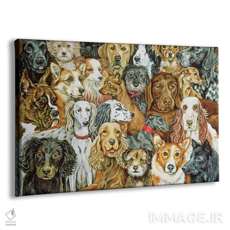 تابلو سگ درازکشیده، ۱۹۸۹ اثر دیتز - نمای پرسپکتیو محصول