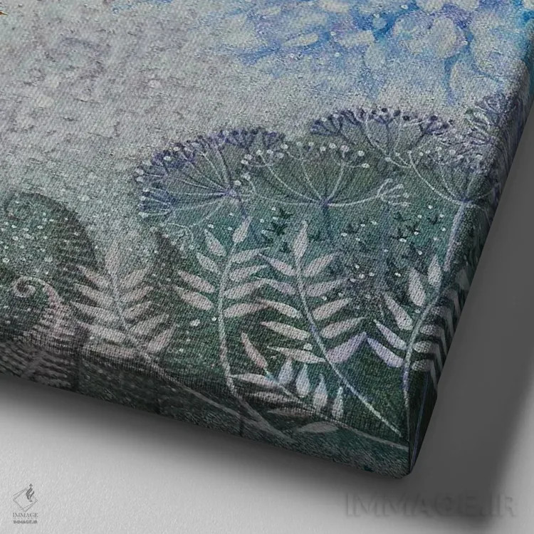 تابلو عالیجناب، ۲۰۲۲ اثر لیزا گرا یِنسن - نمای نزدیک بافت بوم