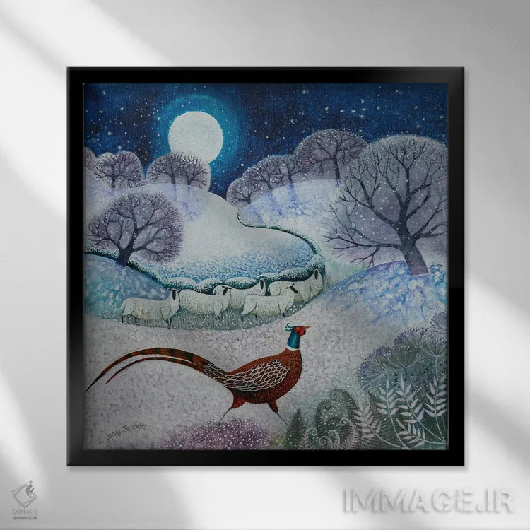 تابلو عالیجناب، ۲۰۲۲ اثر لیزا گرا یِنسن - نمای قابدار مشکی