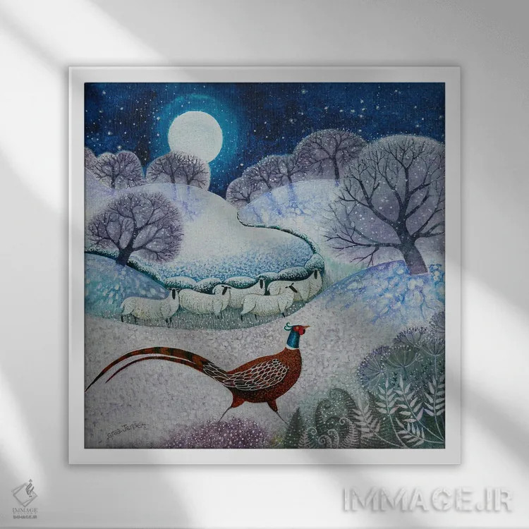 تابلو عالیجناب، ۲۰۲۲ اثر لیزا گرا یِنسن - نمای قابدار سفید