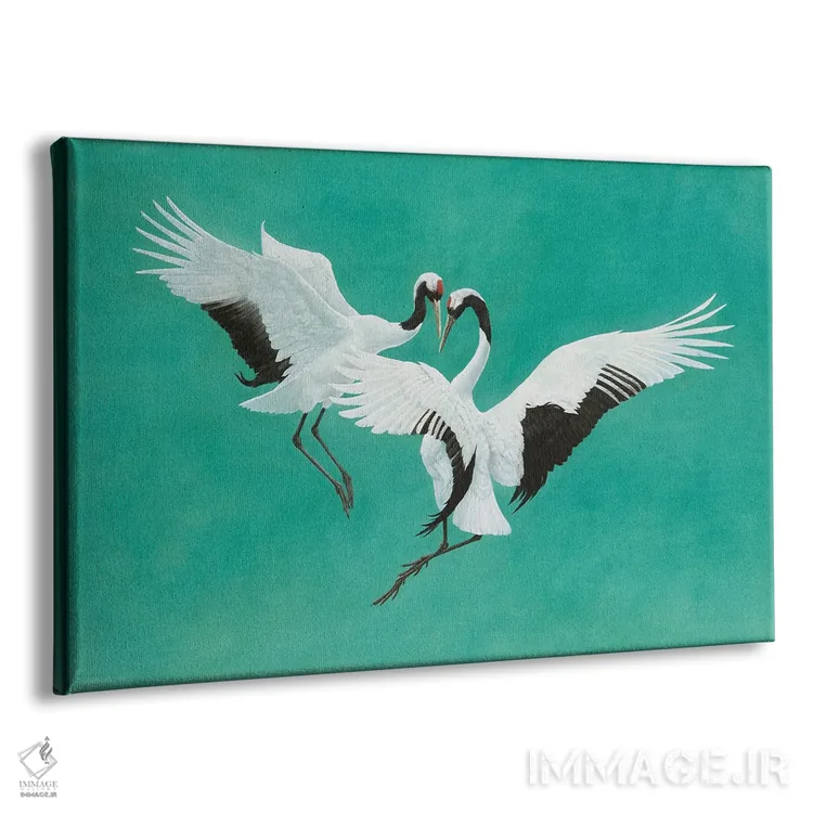 تابلو رقص-سبز اثر تیم هیوارد - نمای پرسپکتیو محصول