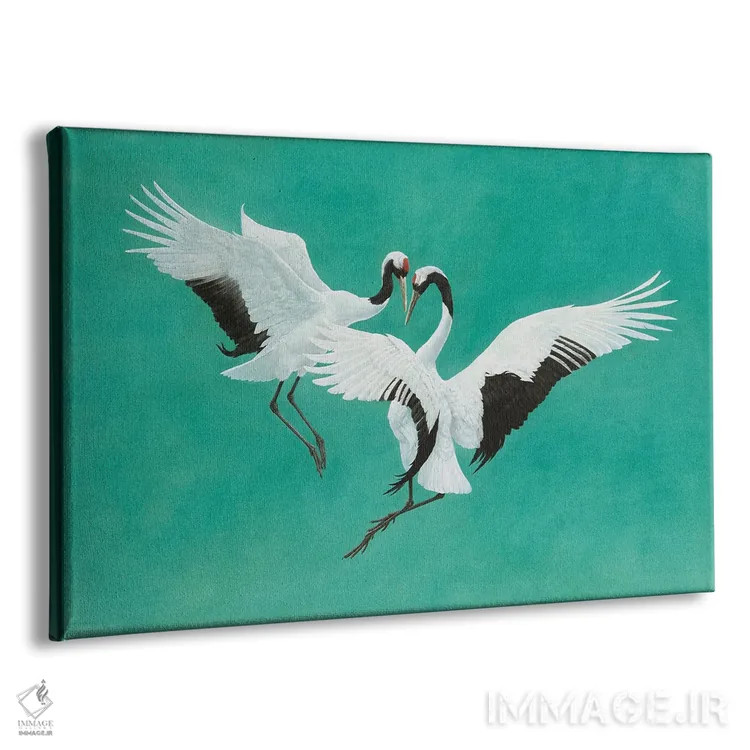 تابلو رقص-سبز اثر تیم هیوارد - نمای پرسپکتیو محصول