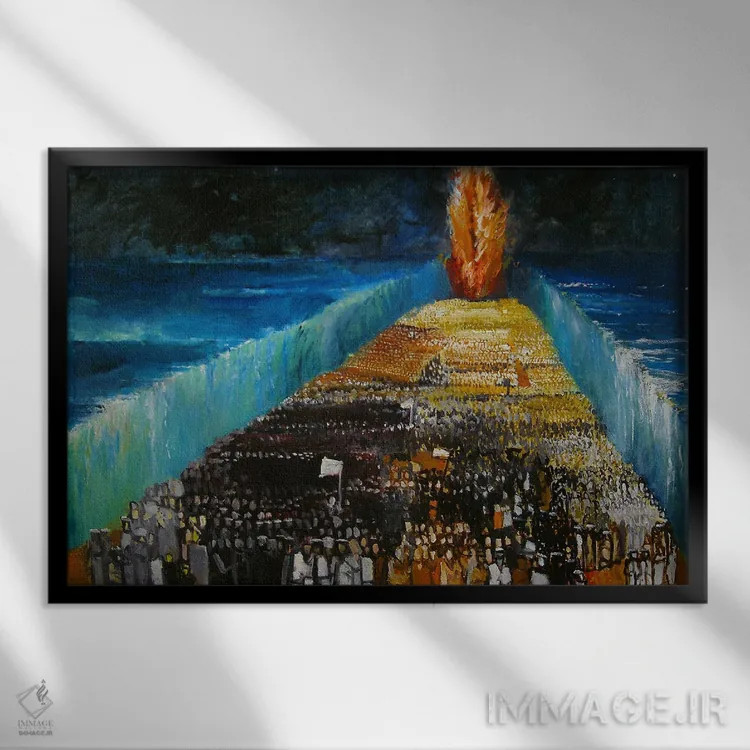 تابلو خروج، ۱۹۹۹ اثر ریچارد مکبی - نمای قابدار مشکی