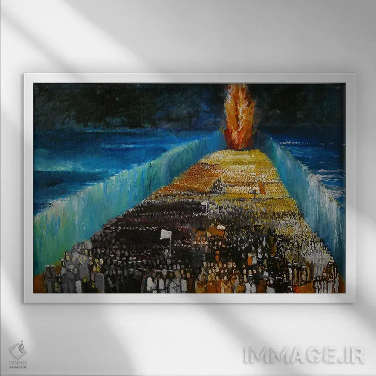تابلو خروج، ۱۹۹۹ اثر ریچارد مکبی - نمای قابدار سفید