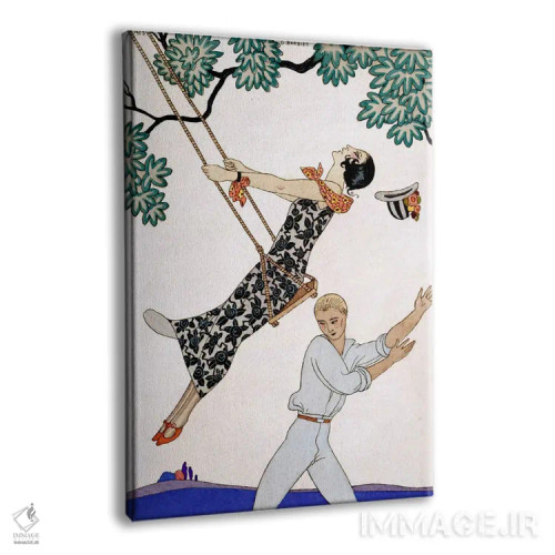 تابلو تاب، دهه ۱۹۲۰ اثر جورج باربیه (طراح و تصویرگر فرانسوی) - نمای پرسپکتیو محصول