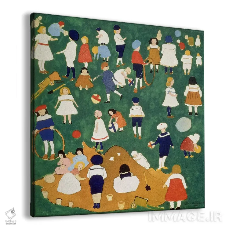 تابلو کودکان، ۱۹۰۸ اثر کازیمیر سویوروویچ مالویچ (نقاش روسی) - نمای پرسپکتیو محصول