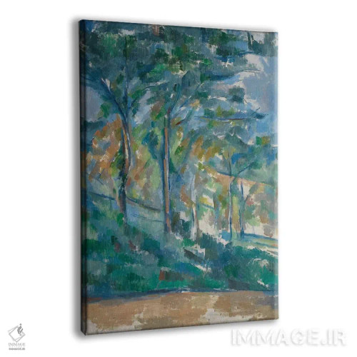 تابلو منظره، حدود ۱۹۰۰ اثر پل سزان - نمای پرسپکتیو محصول