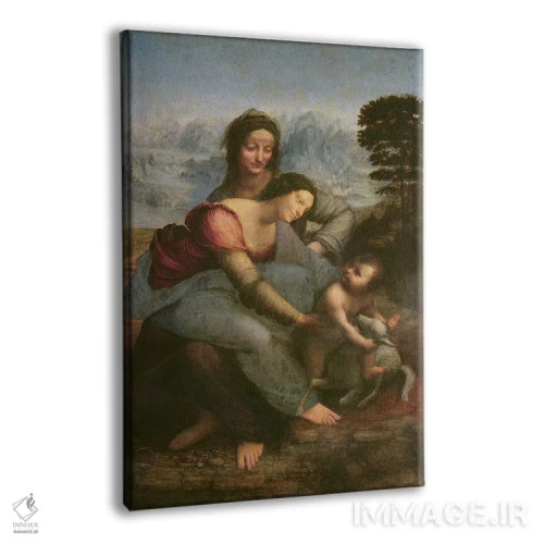 تابلو مریم مقدس و کودک به همراه سنت آن، حدود ۱۵۱۰ اثر لئوناردو داوینچی (نقاش و مخترع ایتالیایی) - نمای پرسپکتیو محصول