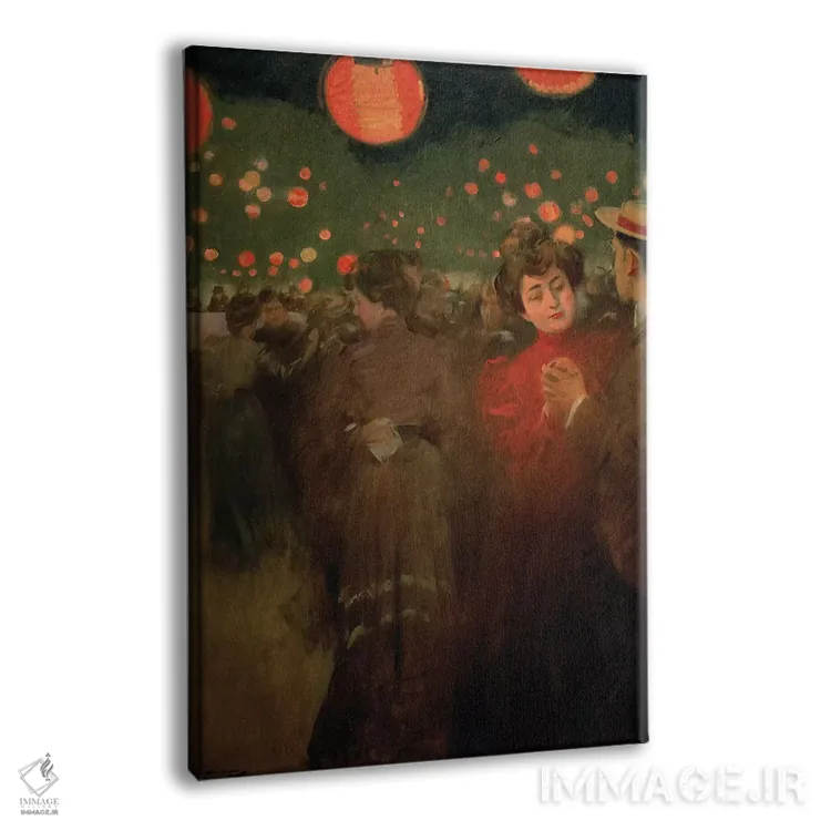 تابلو مهمانی در فضای باز، حدود ۱۹۰۱-۰۲ اثر رامون کاساس ای کاربو - نمای پرسپکتیو محصول