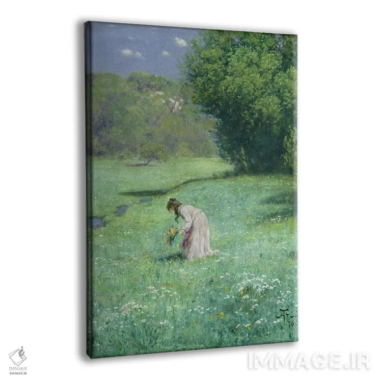 تابلو چمنزار جنگلی، ۱۸۷۶ اثر هانس توما - نمای پرسپکتیو محصول