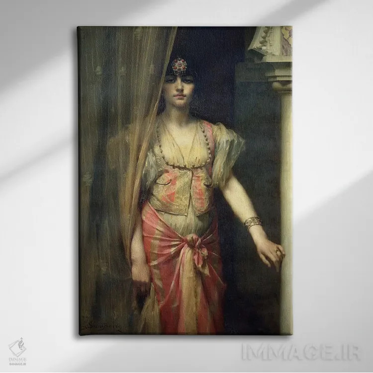 تابلو سوجا ساری (نام خاص) اثر گاستون کازیمیر سنت-پیـر (نقاش فرانسوی) - نمای روبهرو روی دیوار