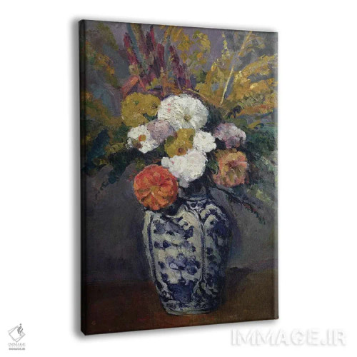 تابلو کوکبها، حدود ۱۸۷۳ (گل) اثر پل سزان - نمای پرسپکتیو محصول