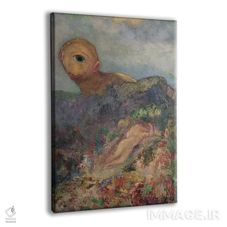 تابلو سیکلُوپ، حدود ۱۹۱۴ (اسطوره) اثر اودیلو ردون - نمای پرسپکتیو محصول