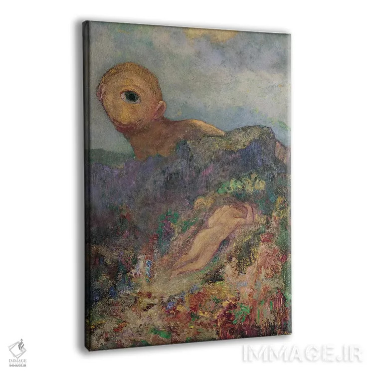 تابلو سیکلُوپ، حدود ۱۹۱۴ (اسطوره) اثر اودیلو ردون - نمای پرسپکتیو محصول