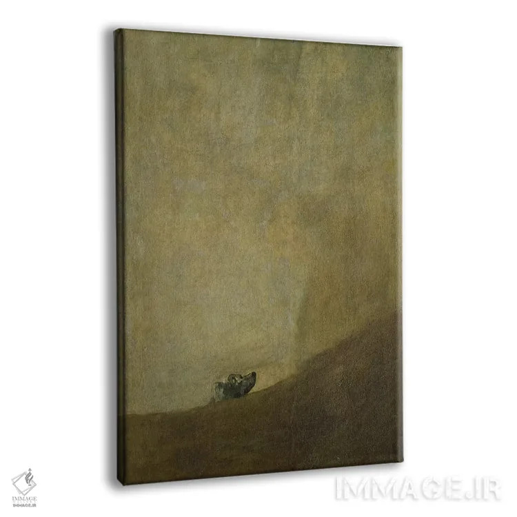 تابلو سگ، ۱۸۲۰-۲۳ اثر فرانسیسکو گویا (نقاش و چاپگر اسپانیایی) - نمای پرسپکتیو محصول