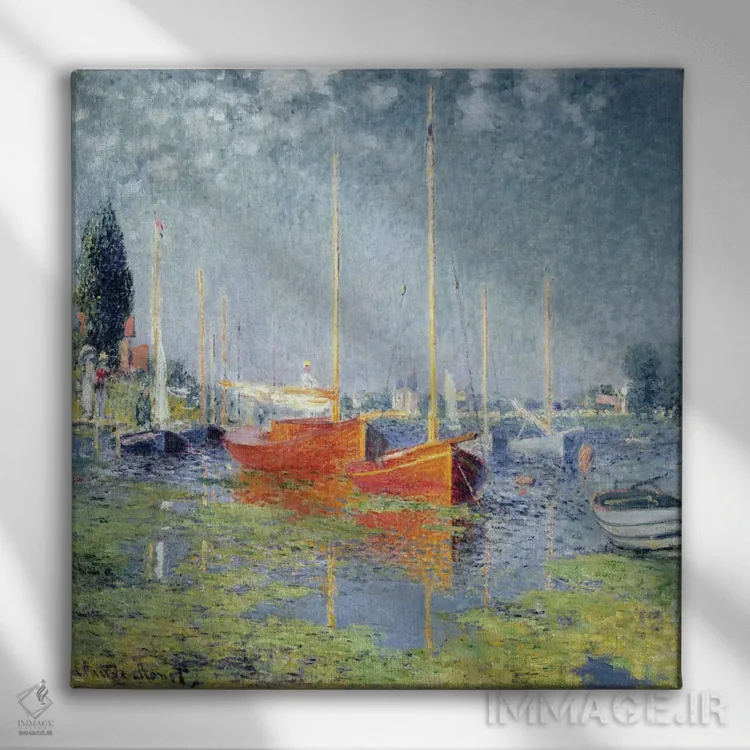 تابلو آرژانتوی، ۱۸۷۵ اثر کلود مونه (نقاش معروف فرانسوی) - نمای روبهرو روی دیوار