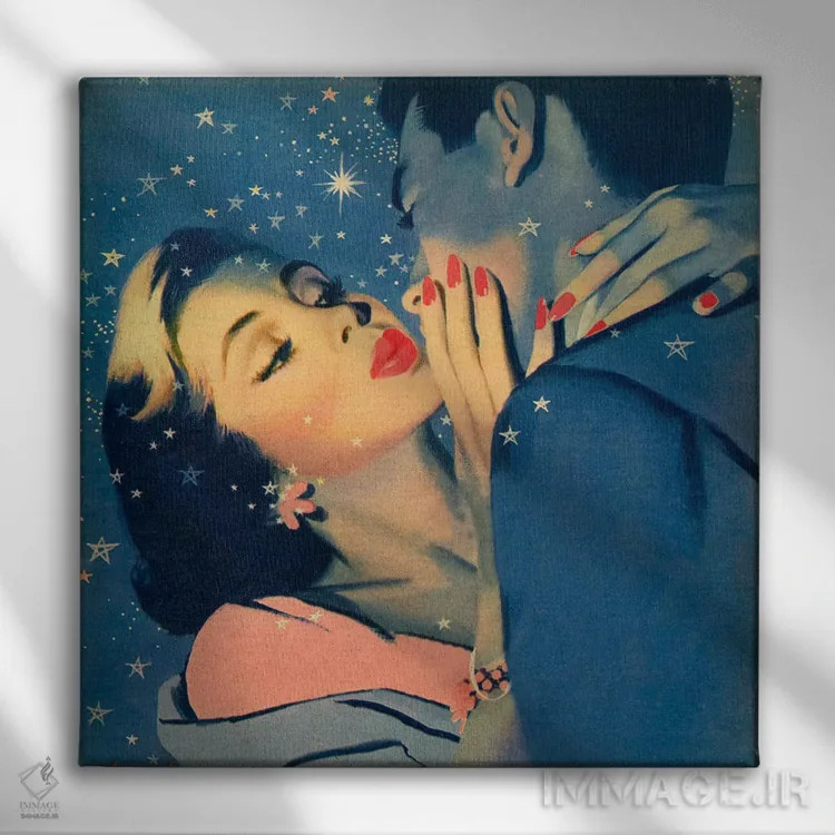 تابلو تصویرسازی از مجله "ووومنز اون"، دههٔ ۱۹۵۰ اثر مکتب انگلیسی (سبک یا جنبش هنری) - نمای روبهرو روی دیوار