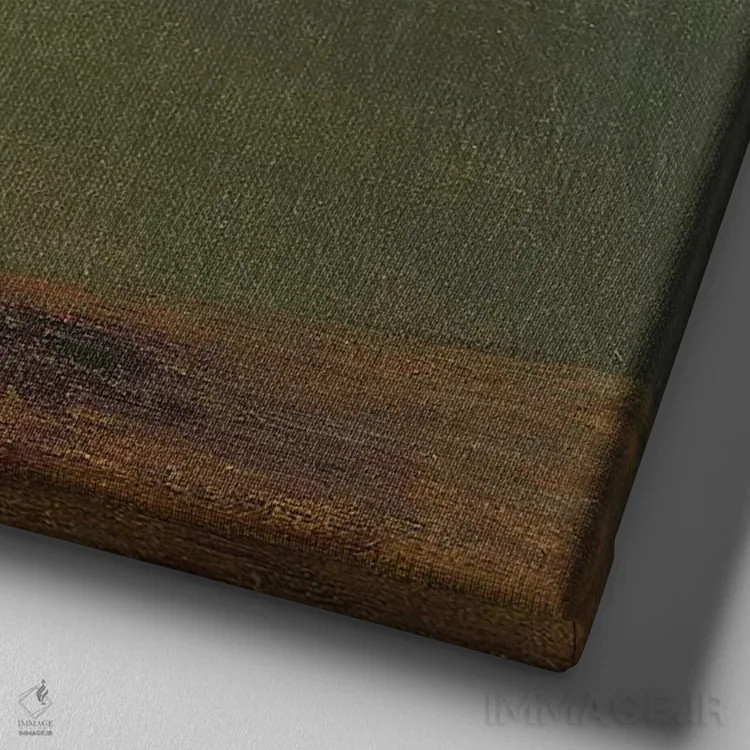 تابلو 1873,رزهای سفید، ۱۸۷۳ اثر اگناس آنری ژان تئودور فانتن-لاتور - نمای نزدیک بافت بوم