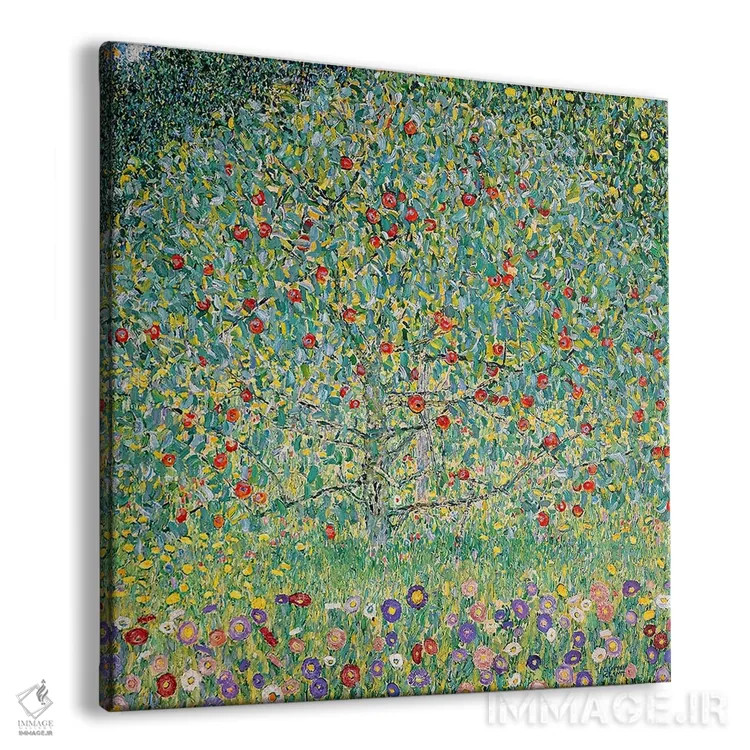 تابلو درخت سیب (آپلباوم)، ۱۹۱۲ اثر گوستاو کلیمت - نمای پرسپکتیو محصول