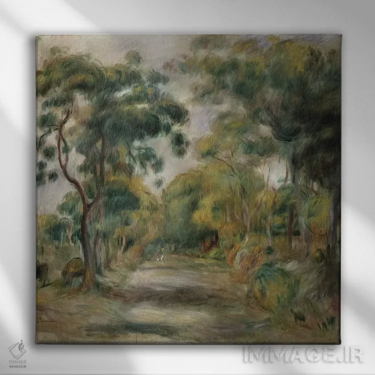 تابلو منظرهٔ ظهر، ۱۹۰۰ اثر پیر-اوگوست رنوار - نمای روبهرو روی دیوار