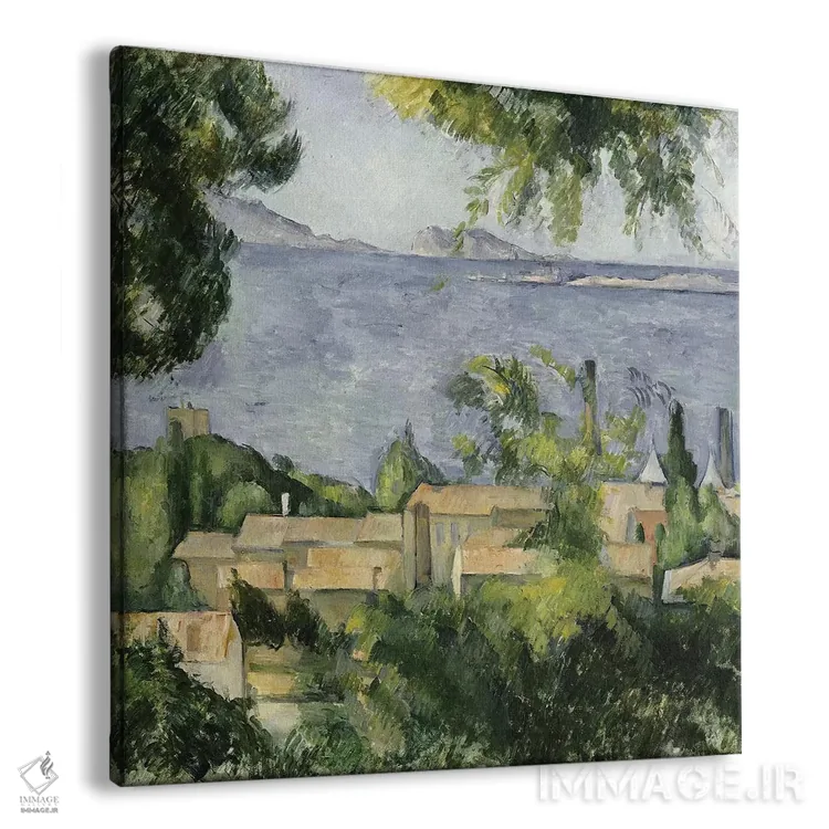 تابلو بامهای لستاک، ۱۸۸۳-۸۵ اثر پل سزان - نمای پرسپکتیو محصول