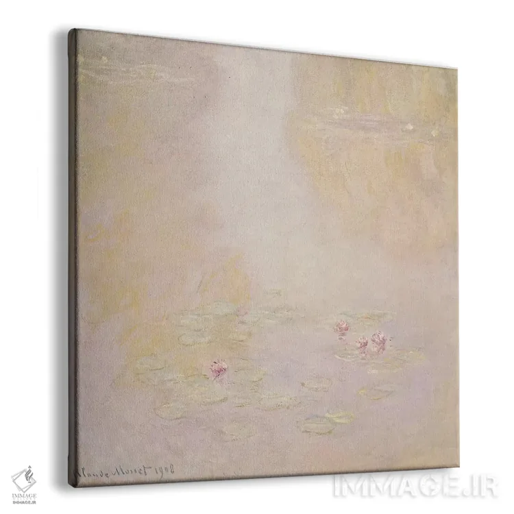 تابلو نیلوفرهای آبی، ژیورنی، ۱۹۰۸ اثر کلود مونه (نقاش معروف فرانسوی) - نمای پرسپکتیو محصول