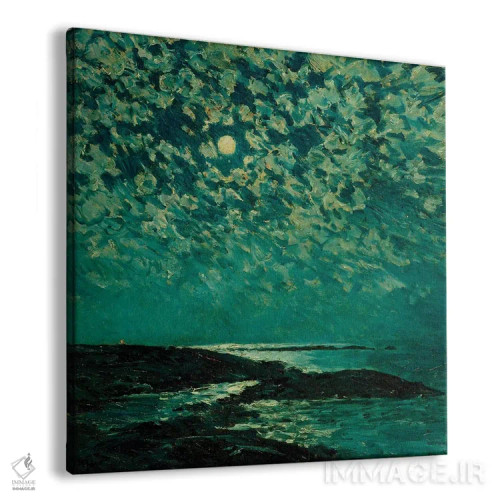 تابلو مهتاب، جزایر شُولز، ۱۸۹۲ اثر چایلد هسام (نقاش امپرسیونیست آمریکایی) - نمای پرسپکتیو محصول