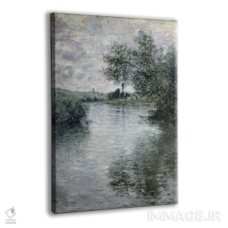 تابلو 1879,رود سن در وته‌یوئی، ۱۸۷۹ اثر کلود مونه (نقاش معروف فرانسوی) - نمای پرسپکتیو محصول