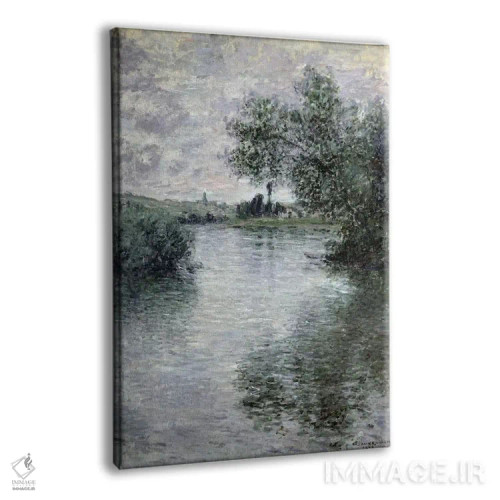 تابلو 1879,رود سن در وتهیوئی، ۱۸۷۹ اثر کلود مونه (نقاش معروف فرانسوی) - نمای پرسپکتیو محصول