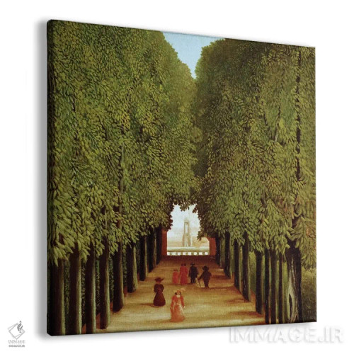 تابلو کوچهای در پارک سن کلود، ۱۹۰۸ اثر آنری روسو - نمای پرسپکتیو محصول